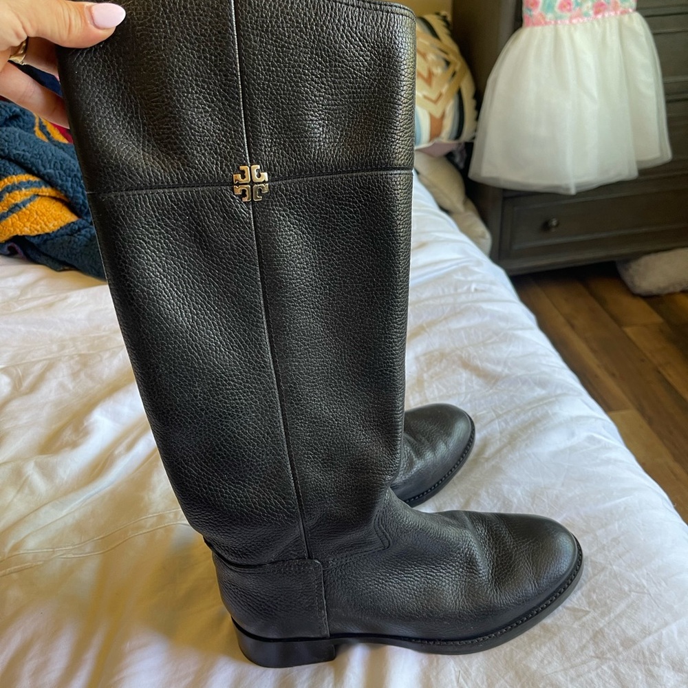 Tory Burch Black leather Heeled Boots
